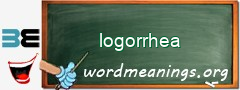 WordMeaning blackboard for logorrhea